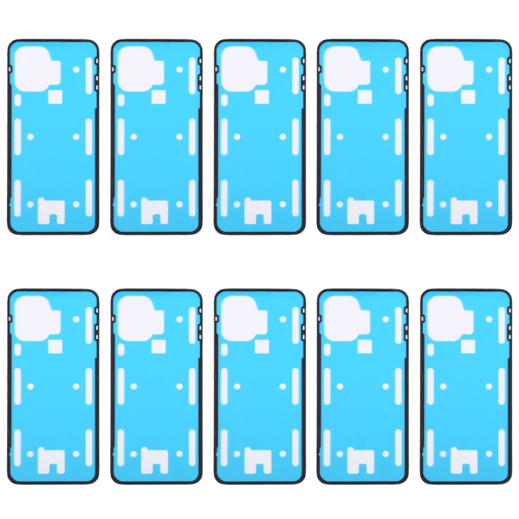 SPS0246.jpg 10 pièces adhésives de couverture de boîtier arrière d'origine pour Xiaomi Mi 10 Lite 5G – Image 1