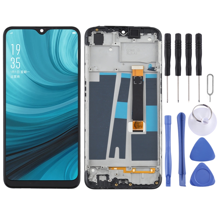 SPS1206.jpg Écran LCD TFT pour OPPO A7 (AX7) A7n CPH1901 CPH1903 CPH1905 PBFM00 PBFT00 PCDM00 PCDT00 numériseur assemblage complet avec cadre – Image 1