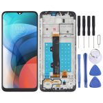 Écran LCD TFT pour Motorola Moto E7 Digitizer Assemblage complet avec cadre (Noir)