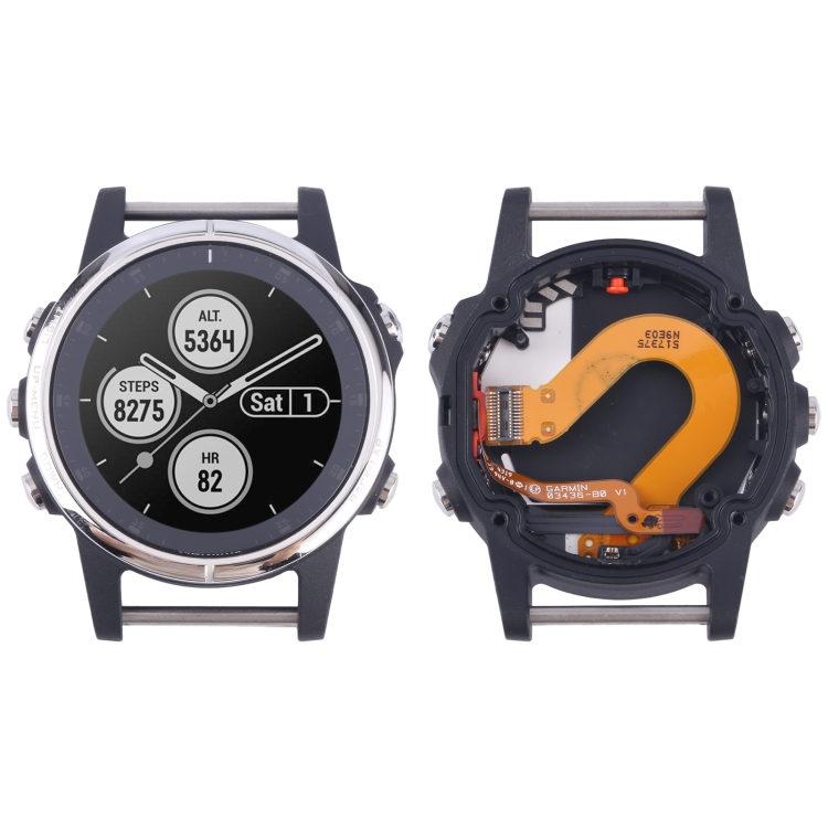 SPS2919SL.jpg Écran LCD et numériseur complet avec cadre pour Garmin Fenix 5S Plus (version saphir), For Garmin Fenix 5S Plus Sapphire Version, For Garmin Fenix 5S Plus (Sapphire) – Image 1