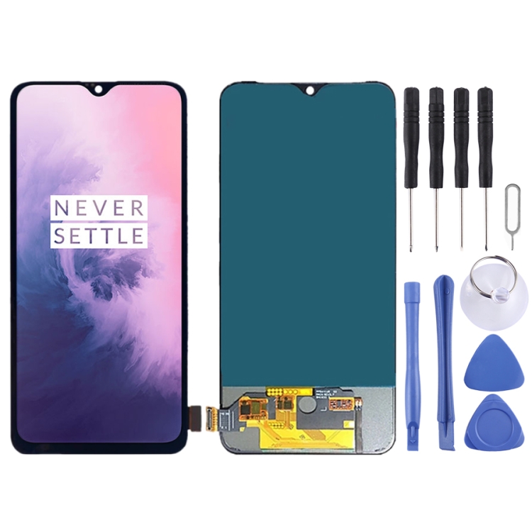SPS3658.jpg Pour OnePlus 7 GM1905 GM1901 GM1900 GM1903 avec assemblage complet de numériseur, ne prenant pas en charge l'écran LCD TFT d'identification d'empreintes digitales – Image 1