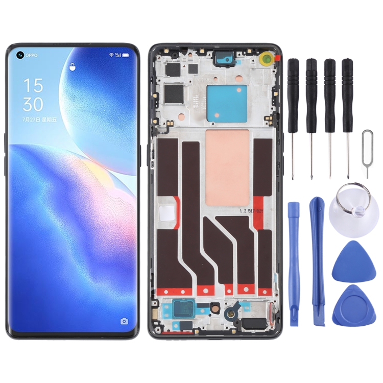 SPS5010B.jpg Écran LCD d'origine et numériseur complet avec cadre pour OPPO Reno5 Pro 5G, For OPPO Reno5 Pro 5G – Image 1