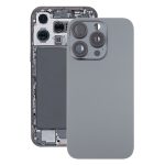 Pour iPhone 16 Pro Coque arrière de batterie d'origine en verre avec couvercle d'objectif d'appareil photo, For iPhone 16 Pro