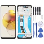 Pour Motorola Moto G73 OEM Écran LCD Numériseur Assemblage complet avec cadre