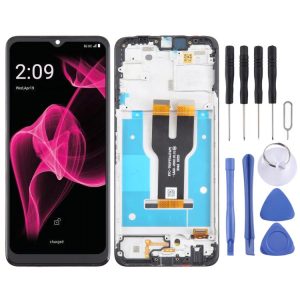 Écran LCD numériseur complet avec cadre pour T-Mobile REVVL 6X 5G, For T-Mobile REVVL 6X 5G