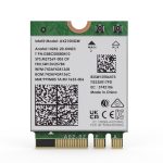 WAVLINK WN675X3M Module de carte réseau Wi-Fi 6E tri-bande BT 5.2 adaptateur réseau 5400Mbps