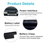 Batteries pour ordinateur portable 4400 mAh compatibles avec les modèles Sony PCG-61212t et 61211T, VGP-BPS22 – Image 3