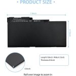 Batteries pour ordinateur portable 5000 mAh compatibles avec HP EliteBook 840 G2, 845, 850 G1 et 740, CM03XL – Image 2