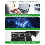 Batteries pour ordinateur portable 5000 mAh compatibles avec HP EliteBook 840 G2, 845, 850 G1 et 740, CM03XL – Image 4