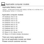 Batteries pour ordinateur portable 5000 mAh compatibles avec HP EliteBook 840 G2, 845, 850 G1 et 740, CM03XL – Image 5