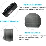 Batteries pour ordinateur portable 4300 mAh compatibles avec HP Envy TPN-W127 et TPN-W134, LK03XL – Image 3