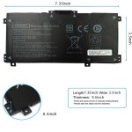 Batteries pour ordinateur portable 4300 mAh compatibles avec HP Envy TPN-W127 et TPN-W134, LK03XL – Image 4
