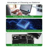 Batteries pour ordinateur portable 4300 mAh compatibles avec HP Envy TPN-W127 et TPN-W134, LK03XL – Image 7