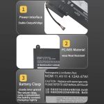 Batterie pour ordinateur portable 4120 mAh compatible avec Lenovo ThinkPad E450, E450C, E455 et E460, 45N1754-E450 – Image 5