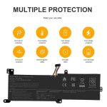 Batterie pour ordinateur portable Lenovo Ideapad 320-14AST-15IKB-15IAP-15AST-15ABR, 4030 mAh, L16C2PB2 – Image 4