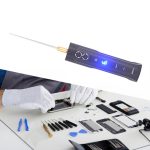 BAKU BK-R12 dissolvant de colle électrique réparation de téléphone outil d'élimination de colle OCA avec lumière