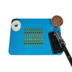 Banc de réparation de téléphone et d'ordinateur, tapis de Table de soudage en Silicone résistant aux hautes températures, 30x20cm – Image 4