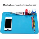 Banc de réparation de téléphone et d'ordinateur, tapis de Table de soudage en Silicone résistant aux hautes températures, 30x20cm – Image 5