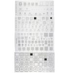 Pochoirs à pâte à souder Kaisi (4 pièces) - Pochoirs universels pour reballage BGA de téléphones portables - 55 pochoirs en maille d'acier multi-usages, A482+A467+A508