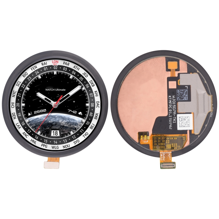 WSP0052.jpg Pour Huawei Watch Ultimate Écran LCD d'origine avec assemblage complet de numériseur – Image 1