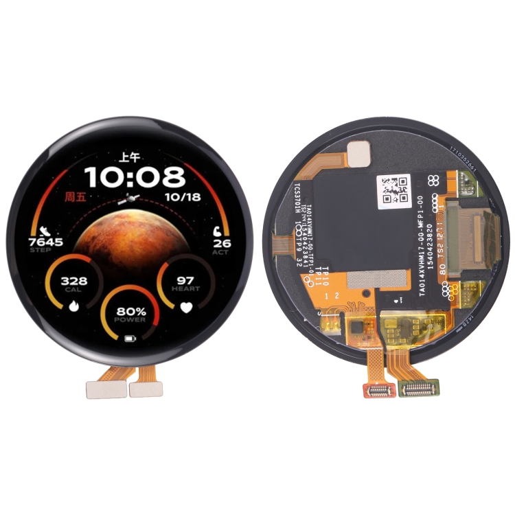 WSP0054.jpg Pour Honor Watch GS 4 écran LCD d'origine avec numériseur assemblage complet – Image 1
